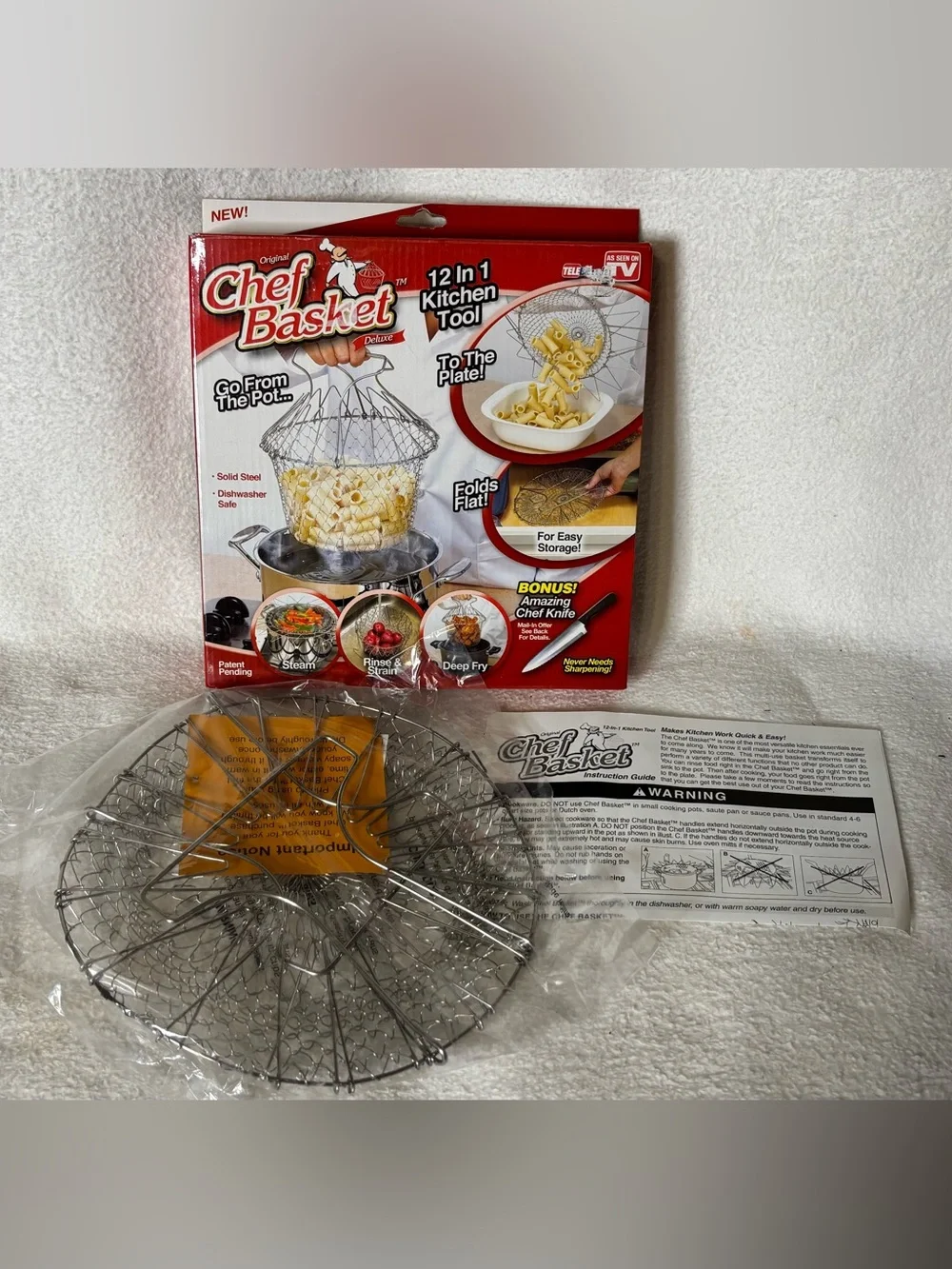 12-in-1 Stainless Steel Kitchen Tool - Silver